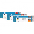 C9485A Ink triple pack 91 yellow