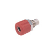 2,6 MM ROT ZWERG-BUCHSE Panel Socket, red