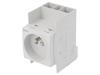 SN216 Гнездо типа F; 230ВAC; 16А; DIN