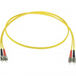 STST09DYE3 FO cable 9/125um ST/ST 3 m yellow
