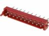 TMM-3-0-20-2 Гнездо; провод-плата; "папа"; PIN:20; THT; на PCB; 30В; 1А; прямой
