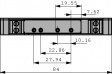 RPM2 M2 socket for DIN rail