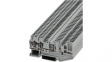 3040847 ST 2,5-TWIN-TG/1P feed-through terminal block, 0.08...2.5 mm2 400 vac 20 a grey