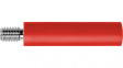 BU 2244 S Ni / RT Laboratory socket diam. 4 mm Red CAT II