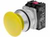 NEF30-DGXY Переключатель: кнопочный; 1; NC + NO; 30мм; желтый; IP56; -15?30°C
