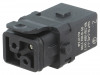 09100022700, Разъем: прямоугольный; "мама"; Han 1A; PIN: 3; 2+PE; размер 1A, Harting