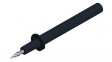 PRUEF 3 SW Test Probe \x1a4mm Black Nickel-Plated Brass