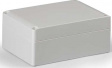 SPCP131808G Cubo S 125 x 175 x 75 мм, 50 мм основание, глухая стенка, серая крышка, PC, IP 6