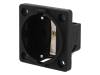 10584-0S J, Разъем: питания AC; с заземлением, Schuko; гнездо; зажим под винт, PC Electric