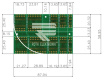 RE932 Laboratory card FR4 Epoxide + chem. Ni/Au Multiadapter SO/SOJ
