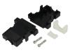 2360-0101-02, Корпус: для разъемов D-Sub; D-Sub 15pin, D-Sub HD 26pin; прямой, Encitech Connectors
