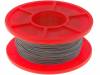 KYNAR30AWG50MGY [50 м], Кабель; однопров; Cu; 30AWG; kynar 460 (PVDF); серый; 300В; 50м, BQ CABLE (TME brand)
