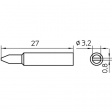 XNT C Soldering tip Chisel shaped 3.2 mm