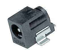 RASM722, Applied-voltage source socket, SMD 2.1 mm 6.3 mm, Switchcraft