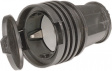 08.0000679 Extension socket, splash-proof Black F (CEE 7/4)