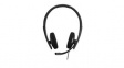 1000901 Headset, ADAPT 100, Stereo, On-Ear, 20kHz, USB, Black