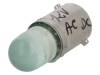 LG-BA9S-12AC/DC, Лампочка LED; зеленый; BA9S; 12ВDC; 12ВAC, POLAM-ELTA