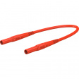 XMS-419 100CM RED Safety test lead diam. 4 mm Red 100 cm 2.5 mm2 CAT IV