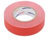 712-00201 HELATAPE TEX Лента: тканевая; W: 19мм; L: 10м; Thk: 0,31мм; красный; 64Н/cм; 10%