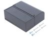 KM-123DG V0 Корпус: настенный; Х: 85,1мм; Y: 96,6мм; Z: 35,7мм; ABS; темно-серый