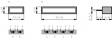 HLMP-2350 LED Light Bars red 20.32 x 4.95 mm
