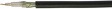RG-174 RG Coaxial cable7x 0.16 mm Copperweld wire bare Black