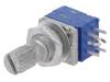 PTD902-1015K-A102, Потенциометр: осевой; 25мВт; 1кОм; ±10%; Выводы: на печатную плату, Bourns