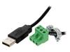 PW-623 Адаптер; Вых: разъем 3pin; Вх: вилка USB A; 1,8м