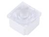 FA15232 ROSE-MRK-M Линза для LED; квадратная; Мат-л: поликарбонат; прозрачный; 45°