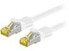 91089 Patch cord; S/FTP; 7; многопров; Cu; LSZH; белый; 0,25м