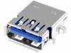 209B-DG02 Гнездо; USB A; на плату; THT; угловой 90°; позолота