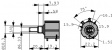 7276R2KL.25 Потенциометр 2 kΩ линейный ± 3 %