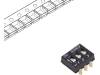 SDA03H0SBR Переключатель: DIP-SWITCH; Кол-во секций:3; OFF-ON; 0,025A/24ВDC