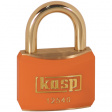 K12440BORAD Brass lock, orange 40 mm