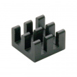 ICK BGA 10 X 10 Радиатор: штампованный; черный; L:10мм; W:10мм; H:6мм; алюминий