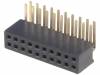 DS1065-14-2*10S8BR Гнездо; штыревое; "мама"; PIN:20; угловой 90°; 1,27мм; THT; 2x10