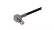 16 MBX-50-2-1/113 NE RF Connector, MBX, Brass, Plug, Right Angle, 50Ohm, Solder Terminal, Crimp Terminal