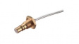 24 QMA-50-2-1/111 NE RF Connector, QMA, Brass, Socket, Straight, 50Ohm, Soldering Terminal