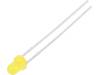 L-34YD, LED; 3мм; желтый; 8-15мкд; 60°; Поверхность: выпуклая; Шаг:2,54мм, Kingbright