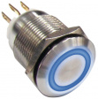 AV02L-B22-M3-FR-G-LO-24V Push-button Switch 20.5 mm 250 VAC 5 A 1 Change-Over (CO)