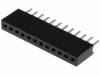 DS1065-01-1*12S8BV Гнездо; штыревое; "мама"; PIN:12; прямой; 1,27мм; THT; 1x12; 1А