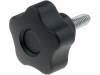 VCT.32 P-M6X16, Ручка регулятора; Диам:32мм; M6; 16мм; полипропилен; H:23мм, ELESA+GANTER