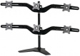 TS746A TFT swivel arm with table base for 6 panels black