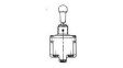 2TL1-12F Toggle Switches Toggle SW DPDT 3POS SCRW
