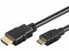 MC.1910.1112.020BK Кабель; HDMI 1.4; вилка mini HDMI, вилка HDMI; 2м; черный