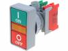 DPB-30-1O/C Переключатель: двойной; 1; NC + NO; 30мм; красный/зеленый; IP65
