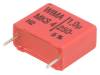MKS4F041004F00JSSD Конденсатор: полиэфирный; 1мкФ; 160ВAC; 250ВDC; Шаг:15мм; ±5%
