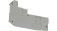 3060607 D-UT 6-QUATTRO/2P End plate, Grey