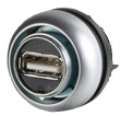 M22-USB-SA Гнездо USB 3.0 A/A; 22мм; Отв: O22,5мм; Дл.провода:0,6м