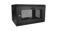 RK616WALM 19" Server Rack Cabinet with Shelf, Wall Mount, 6U, Steel